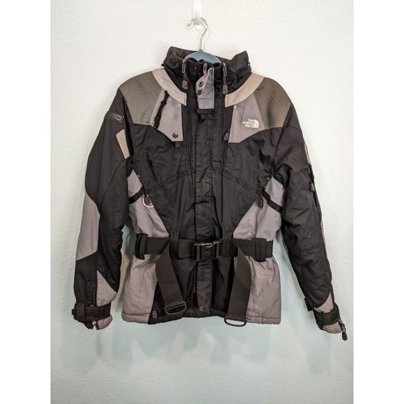 The North Face Jackets & Blazers - The North Face Steep Tech Ski Jacket Womens Size Large Black Belted Vintage Rare